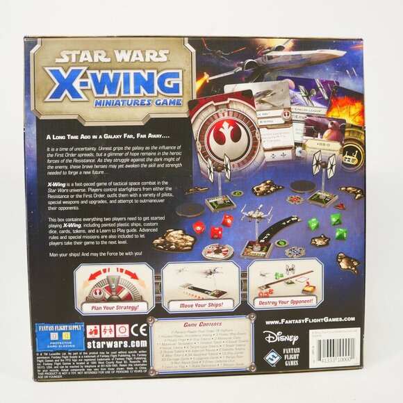 Star Wars X-Wing Miniatures Game 2 Player Starter From The Force Awakens - Picture 2 of 8
